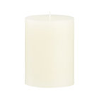 Ivory Pillar Candle.