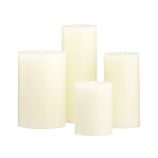 Ivory Pillar Candles