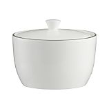Platinum Rim Sugar with Lid