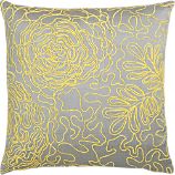 Posy Yellow 18" Pillow