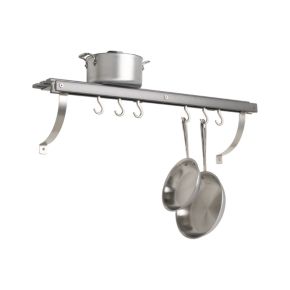 J.K. Adams Grey Wall Mounted Pot Rack J.K. Adams Grey Wall Mounted Pot Rack