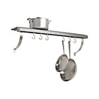 Wall Mounted Pot Rack. Grey.
