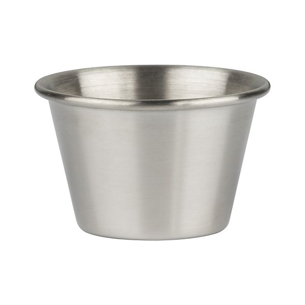 Stainless Steel Small CondimentPrep Cup Crate and Barrel