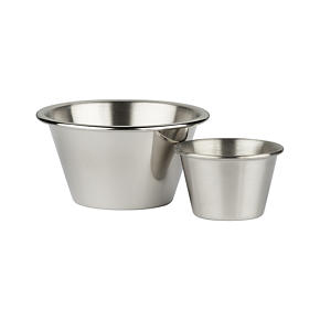 Stainless Steel 2.5-3.5 Condiment-Prep Cups