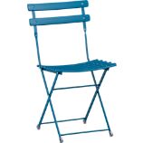 Pronto Blue Folding Bistro Chair