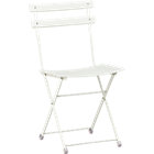 Pronto White Folding Bistro Chair.