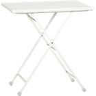 Pronto Small White Folding Bistro Table.