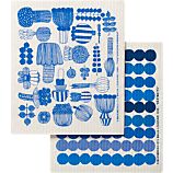 Set of 2 Marimekko Puutarhurin Parhaat and Räsymatto Dishcloths