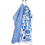 Marimekko Puutarhurin Parhaat Blue and White Dishtowels Set of Two