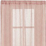 Rasta Persimmon Sheer Curtain Panels