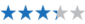 3.3 out of 5 stars.