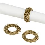 Ravi Antique Gold Napkin Ring