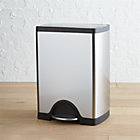 simplehuman ® Stainless-Steel Rectangular Step Can. 8-gal. (30-lit.)