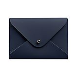 Recycled Leather Navy Cardholder