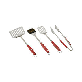 Red Handle Grilling Tools