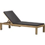 Regatta Chaise Lounge with Sunbrella® Charcoal Cushion