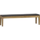 Regatta Dining Bench with Sunbrella® Charcoal Cushion