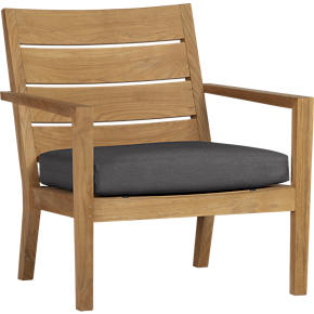 Regatta Lounge Chair with Sunbrella® Charcoal Cushion