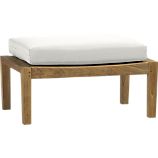 Regatta Ottoman with Sunbrella® White Sand Cushion