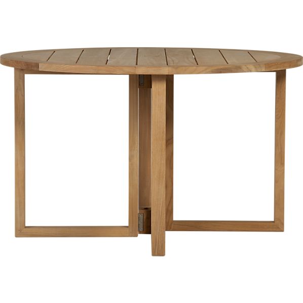 Regatta Round Drop Leaf Table Crate And Barrel