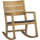 Regatta Rocking Chair with Sunbrella® Charcoal Cushion