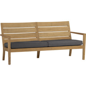Regatta Sofa with Sunbrella® Charcoal Cushions