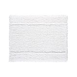 Reversible White Bath Rug