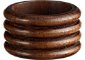 Shesham Ribbed Napkin Ring