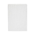 Ribbed White Bath Sheet.