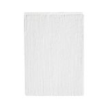 Ribbed White Bath Sheet