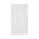Ribbed White Hand Towel