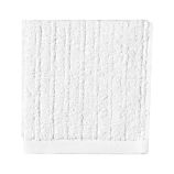 Ribbed White Washcloth