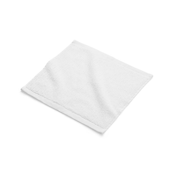 Ribbed White Washcloth Crate and Barrel