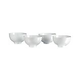 Set of 4 Porcelain 4.25" Rice Bowls