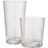 Ridged Acrylic Glasses
