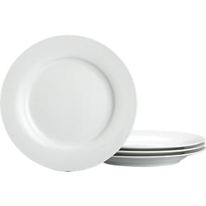 Rim Dinner Plates Set of Four
