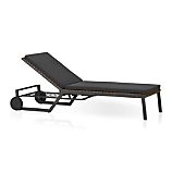 Rocha Chaise Lounge with Sunbrella® Charcoal Cushion