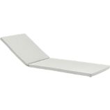 Rocha Sunbrella® White Sand Chaise Cushion