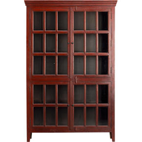 Rojo Red Tall Cabinet