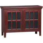 Rojo Red 46" Media-Storage Cabinet.