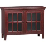 Rojo Red 46" Media Storage Cabinet
