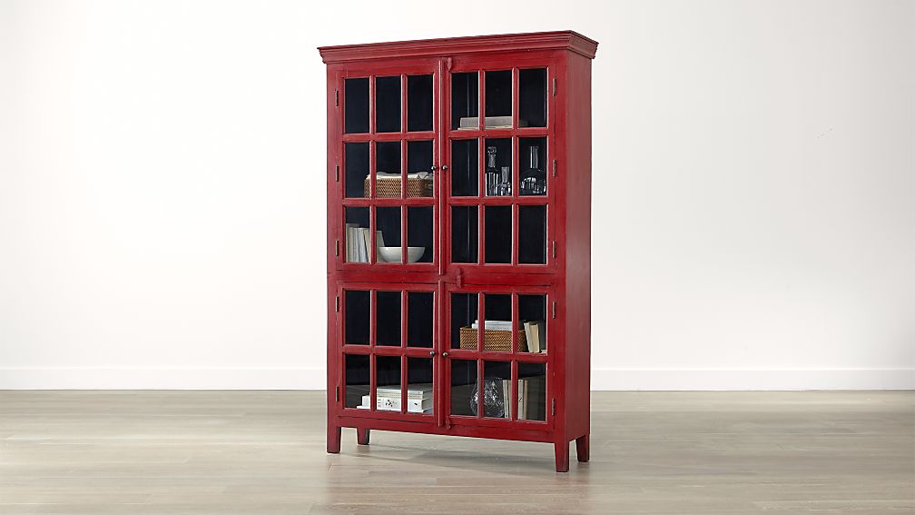 Rojo Red Tall in Storage Crate and Barrel