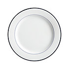 Roulette Blue Band Dinner Plate. 10.5" dia.