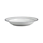 Roulette Blue Band Low Bowl. 9" dia.