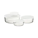 4-Piece Round Storage Bowl Set