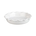 Ruffled Pie Dish.10"dia.x2.25"H (overall);8.25"dia. (at base)