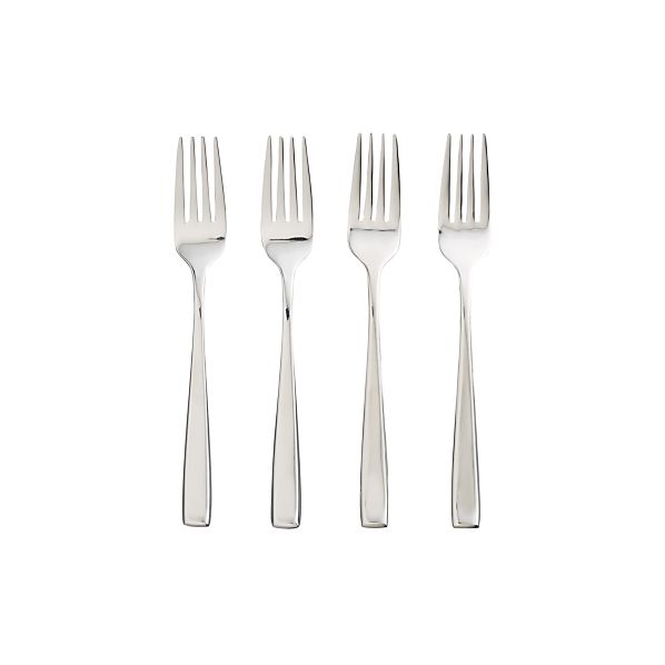 Set of 4 Salad Forks Crate and Barrel