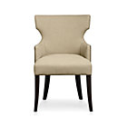 Sasha Arm Chair with Leather Welt