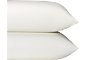 Set of 2 Sateen Ivory Pillowcases