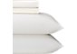 Sateen Ivory Queen Sheet Set